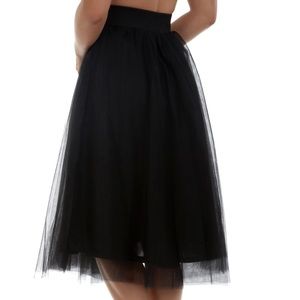 Black Tulle Skirt